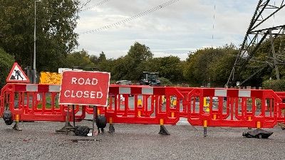 Black Moor Road in Verwood: Closed