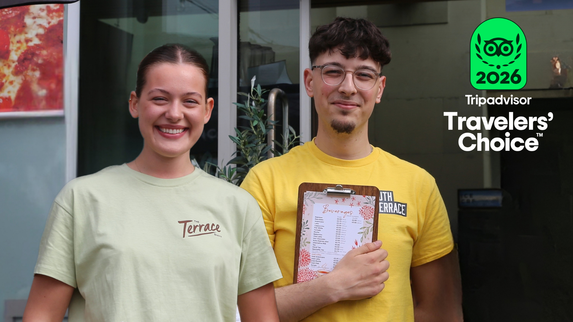 Terrace Bistro earns Tripadvisor award
