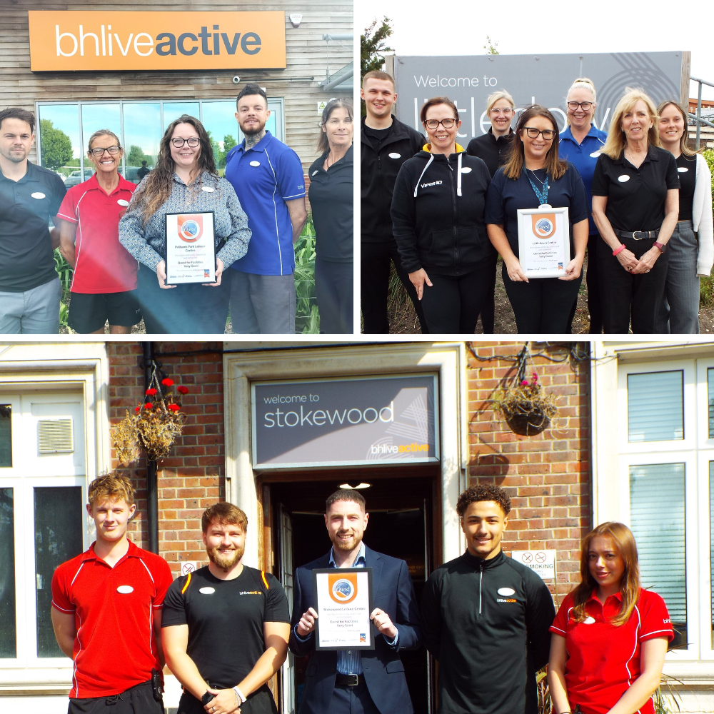Three leisure centres earn Quest rating